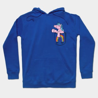 Cotton Candy Pocket Unicorn Hoodie